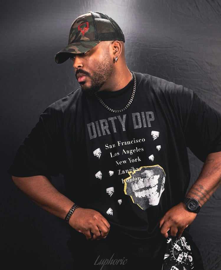 DIRTY International - Unisex Heavyweight Oversized T-shirt