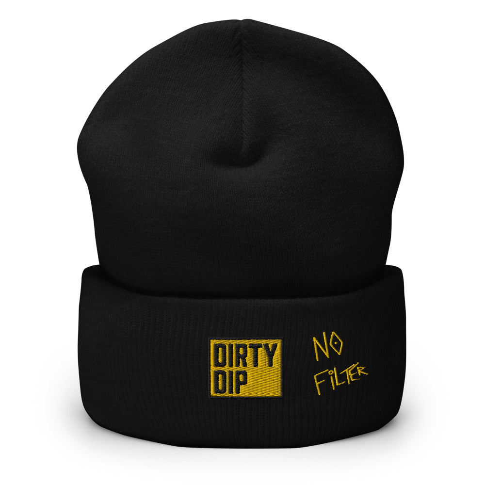 No Filter (Yellow) Cuffed Beanie