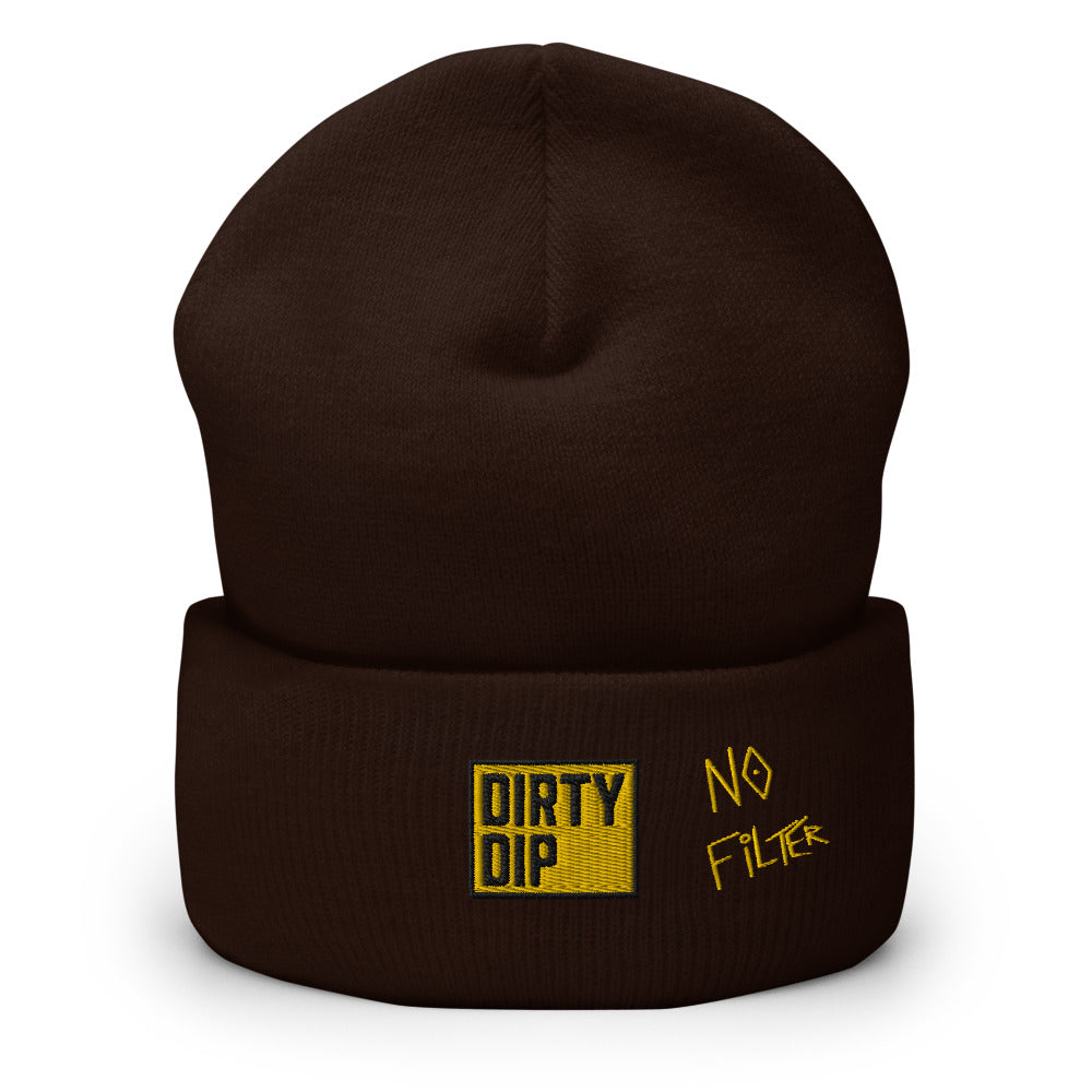 No Filter (Yellow) Cuffed Beanie