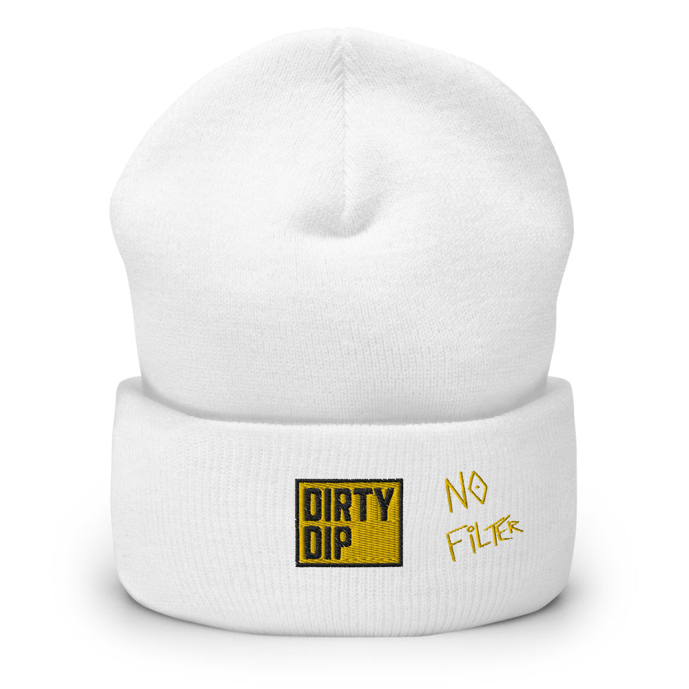 No Filter (Yellow) Cuffed Beanie