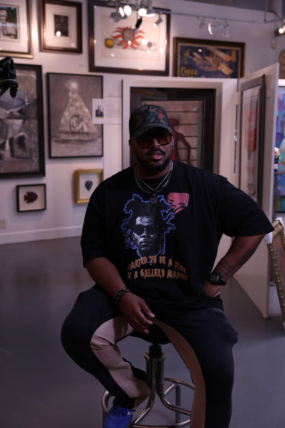 Not Just A Black Artist - Oversized Heavyweight T-shirt